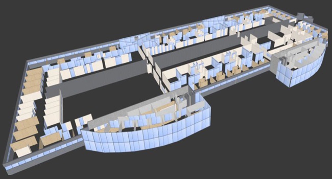 Simulation de couverture radio indoor 4G dans un batiment